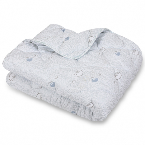 Полуторное одеяло микрофибра/холлофайбер (cotton)