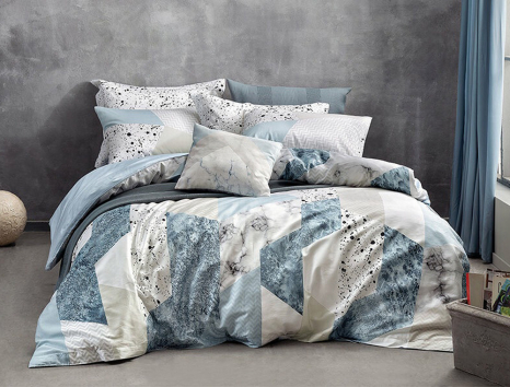 Тканина для постільної білизни Бязь "Gold" Lux "Граніт" GL4020