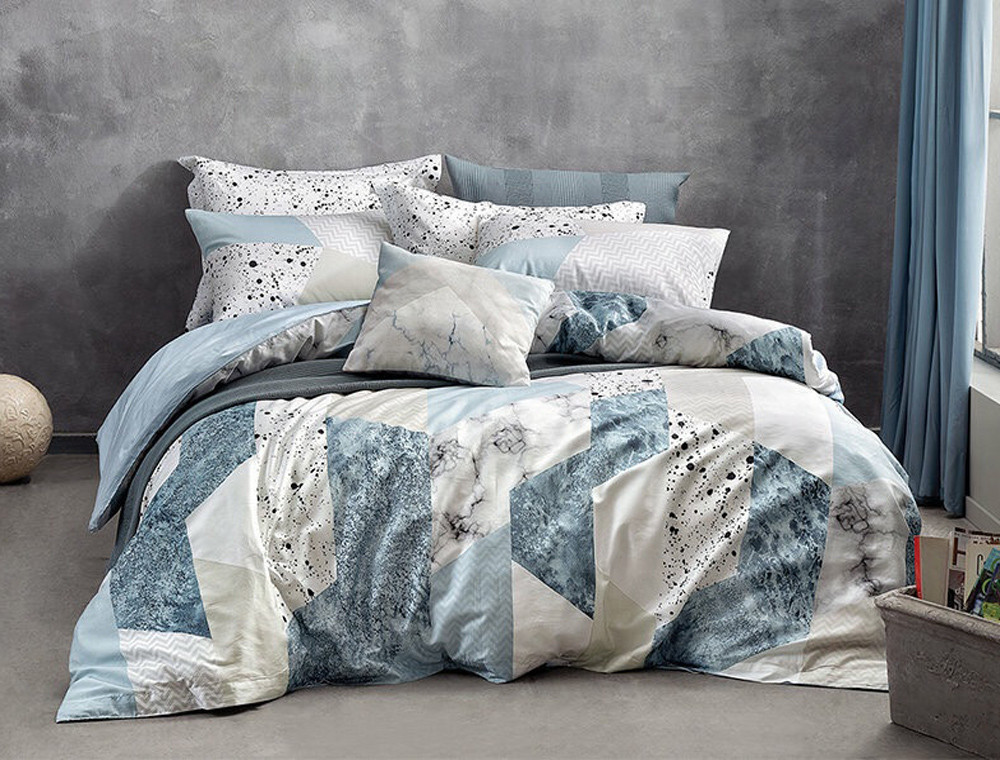 Тканина для постільної білизни Бязь "Gold" Lux "Граніт" GL4020