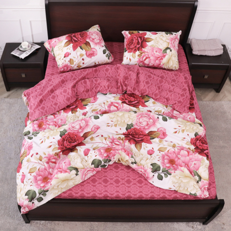 Євро-максі набір постільної білизни 200*220 із Бязі "Gold" №158363AB Черешенка™