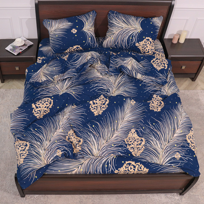 Семейный набор хлопкового постельного белья из Бязи "Gold" №151688 Черешенка™