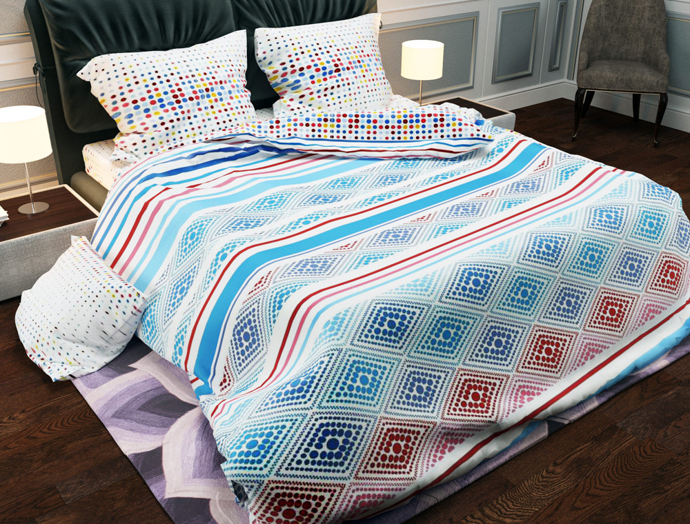 Тканина для постільної білизни Бязь "Gold" Lux GL908 (A+B) - (50м+50м)