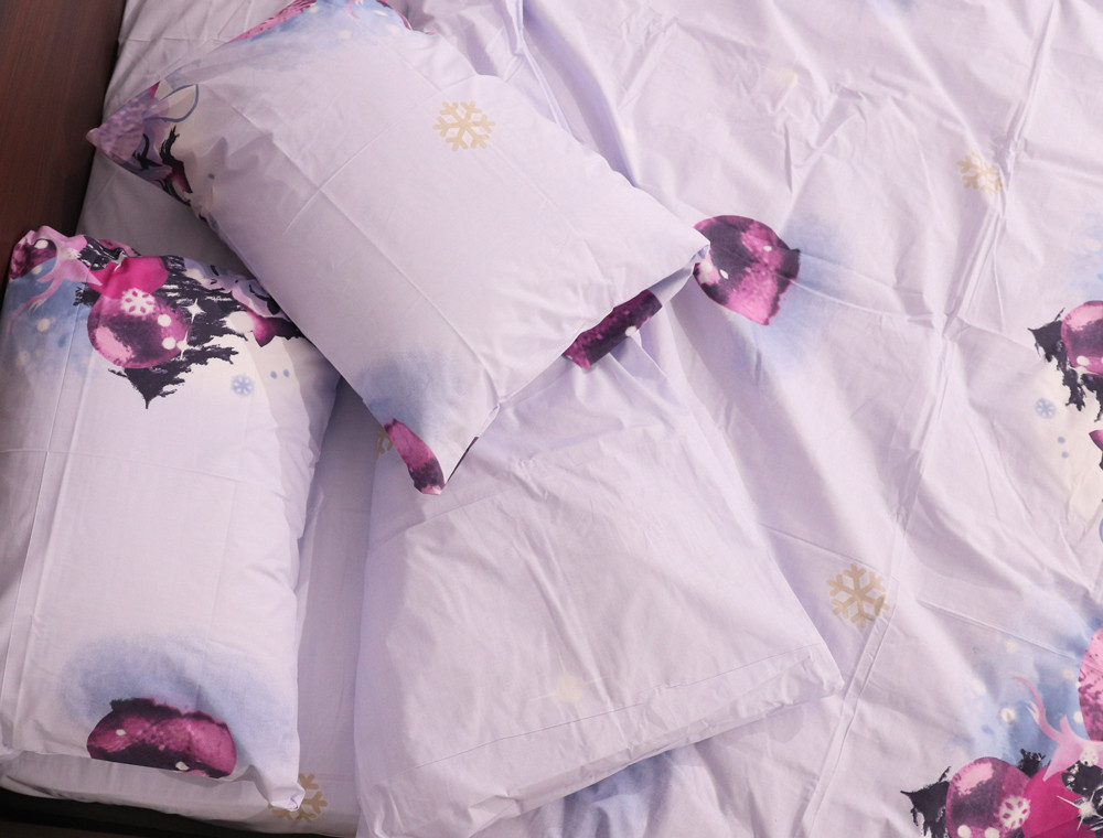 Семейный набор хлопкового постельного белья из Бязи "Gold" №51842 Черешенка™