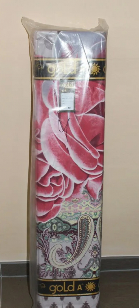 Ткань для постельного белья Бязь "Gold" Lux "Розовые розы" GL556.