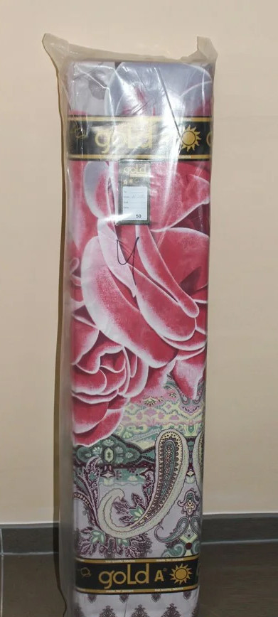 Ткань для постельного белья Бязь "Gold" Lux "Розовые розы" GL556.