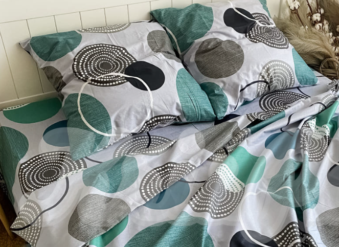 Евро макси набор постельного белья 200*220 из Сатина №44403A Черешенка™