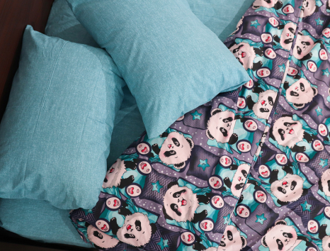 Полуторный набор постельного белья 150*220 из Бязи "Gold" №165195 Черешенка™