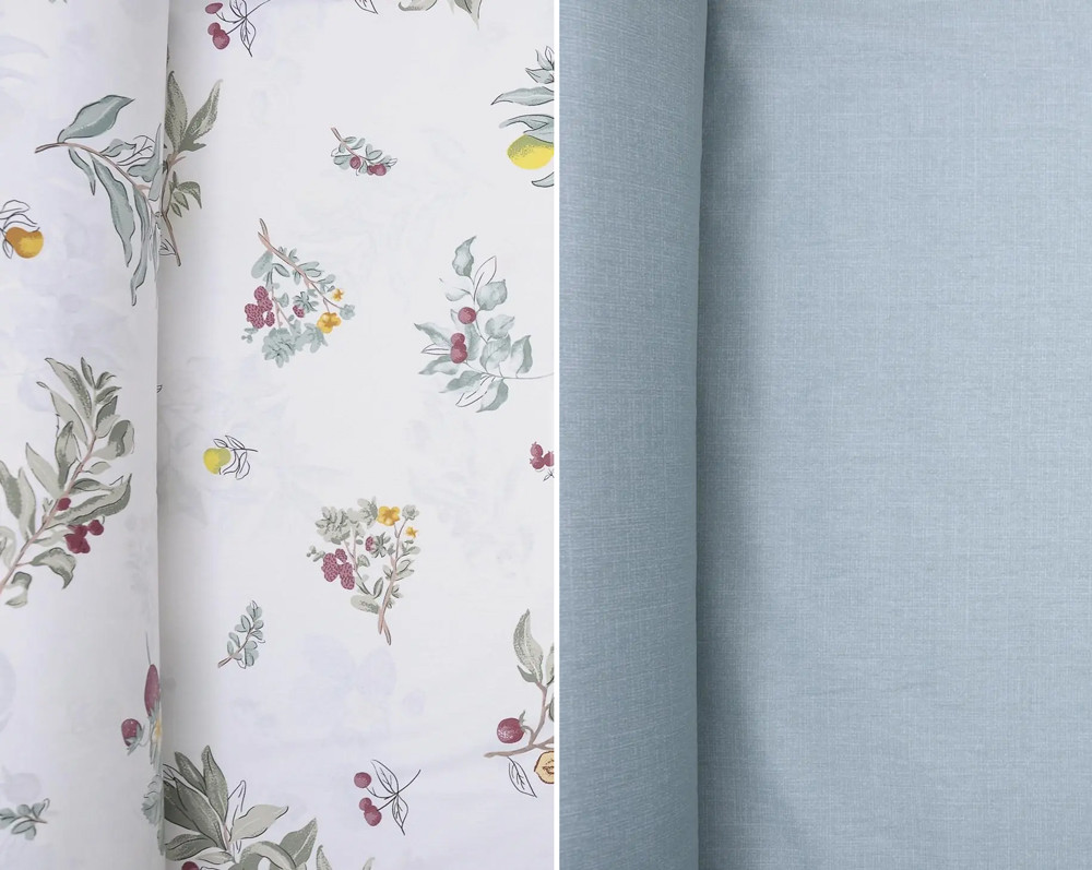 Тканина для постільної білизни Сатин S-357 (A+B) - (60м+60м)