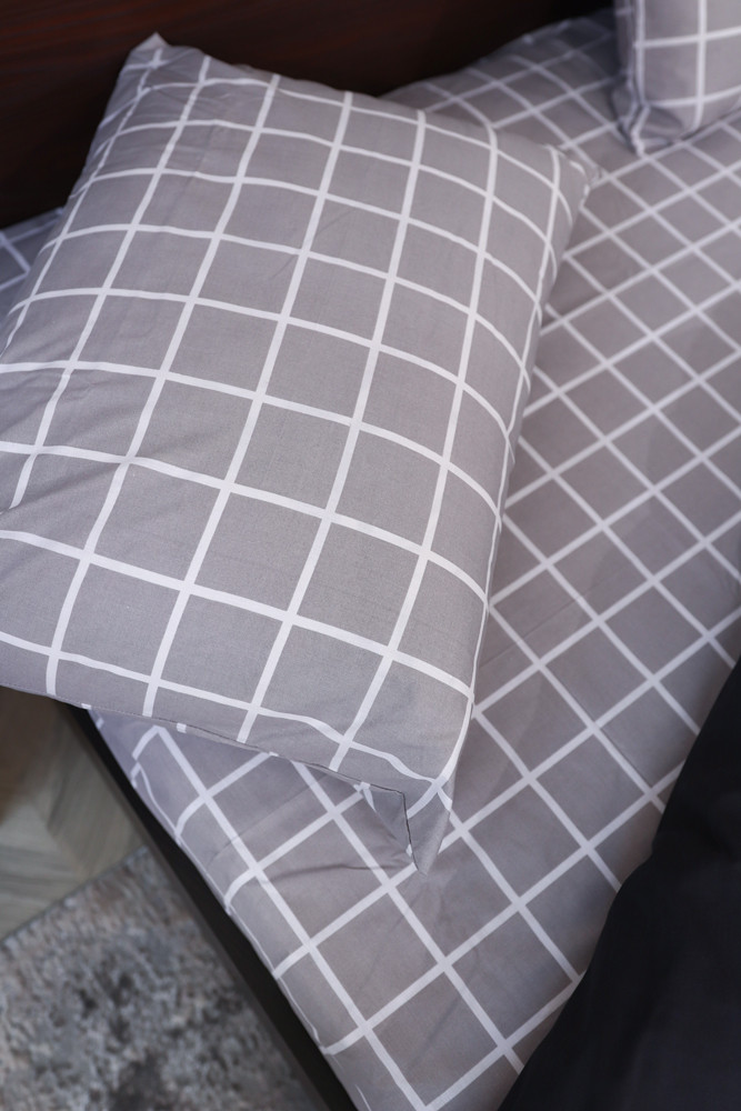 Полуторний набір постільної білизни 150*220 із Бязі "Gold" №151569AB Черешенка™