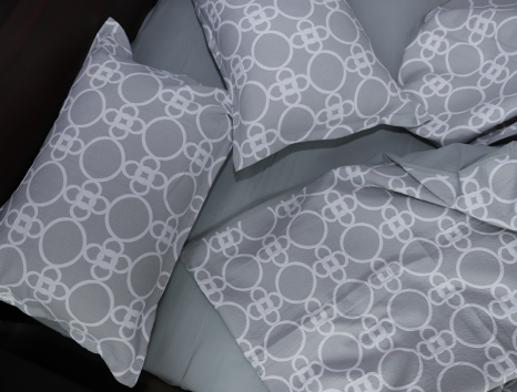 Евро макси набор постельного белья 200*230 из Муслина №600-03 Черешенка™