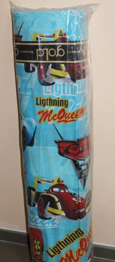 Ткань для постельного белья Бязь "Gold" Lux детская "Тачки" GLB019