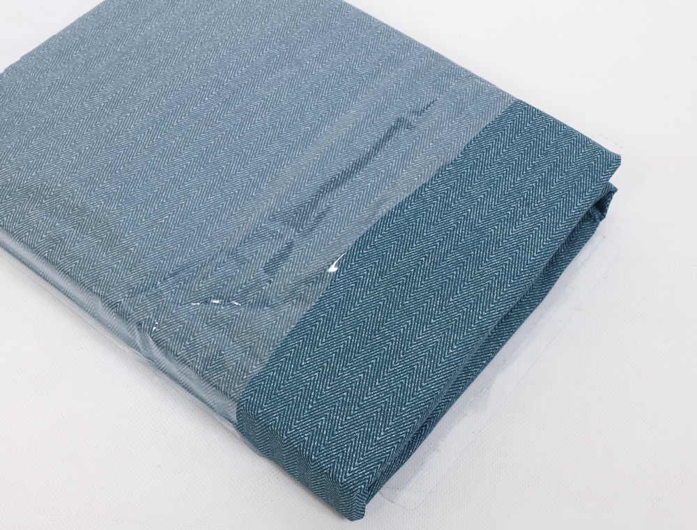 Простирадло на резинці (180*200*25) джинс №4428