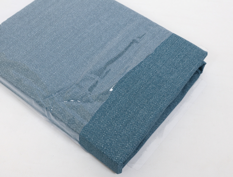 Простирадло на резинці (180*200*25) джинс №4428