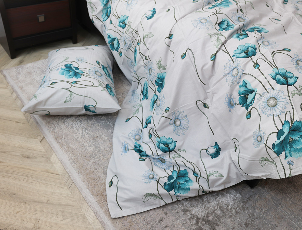 Євро-максі набір постільної білизни 200*220 із Бязі "Gold" №157864 Черешенка™