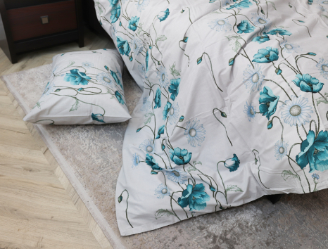 Євро-максі набір постільної білизни 200*220 із Бязі "Gold" №157864 Черешенка™