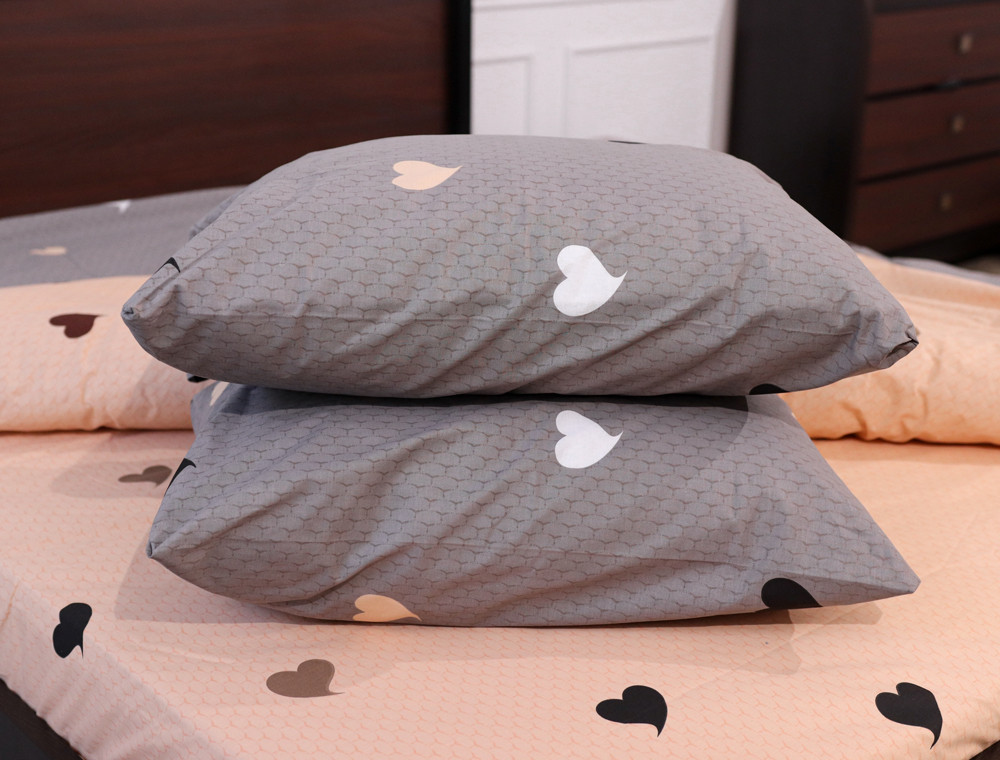 Семейный набор хлопкового постельного белья из Бязи "Gold" №154561AB Черешенка™