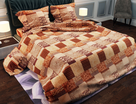 Тканина для постільної білизни Бязь "Gold" Lux GL1181