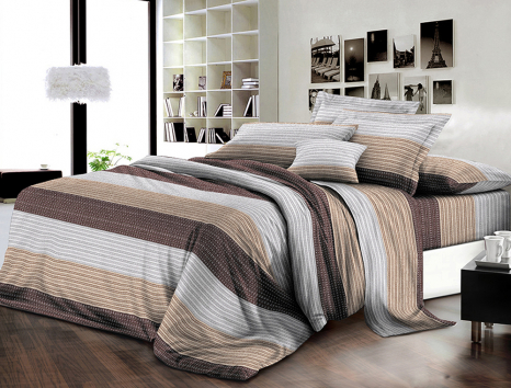 Полуторний набір постільної білизни 150*220 із Ранфорсу №892265 Черешенка™