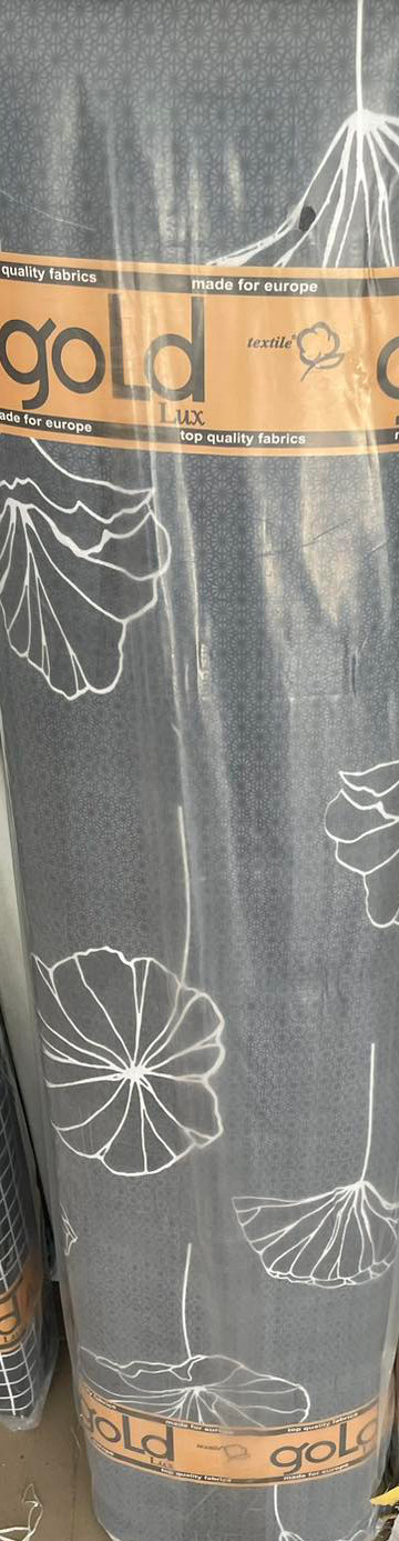 Ткань для постельного белья Бязь "Gold" Lux GL6014grey