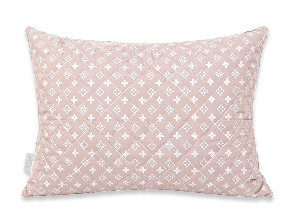 Подушка стьобана на блискавці 50*70 мікрофібра/холлофайбер №5070-1