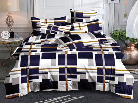 Полуторний набір постільної білизни 150*220 із полікотону №208592 Черешенька™