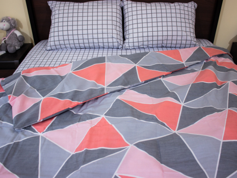 Сімейний набір постільної білизни із Бязі "Gold" №154082AB Черешенка™