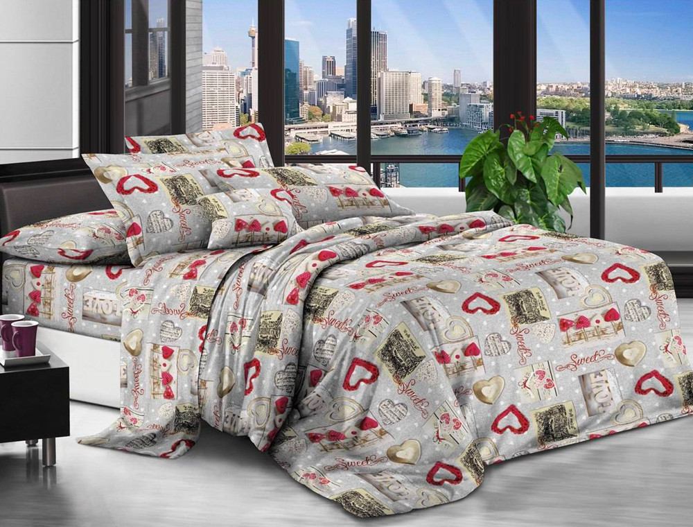 Тканина для постільної білизни Полісатин 135 SP135-XHYR-1996 (60м)