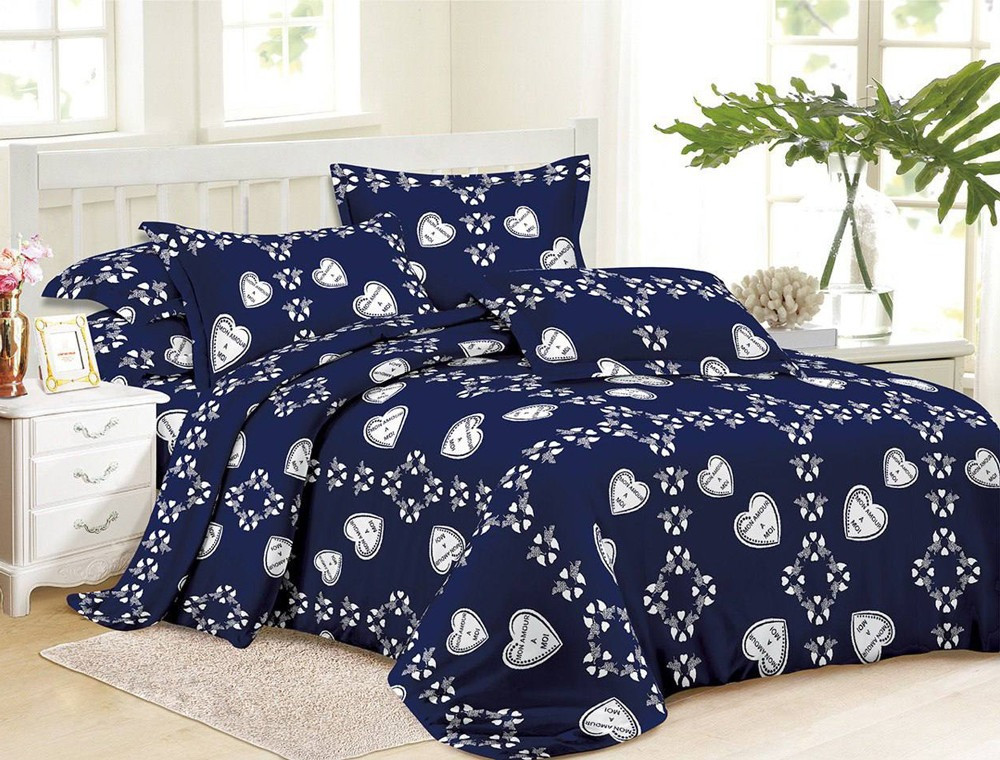 Сімейний набір постільної білизни 240*220 із полікотону №209816 Черешенька™