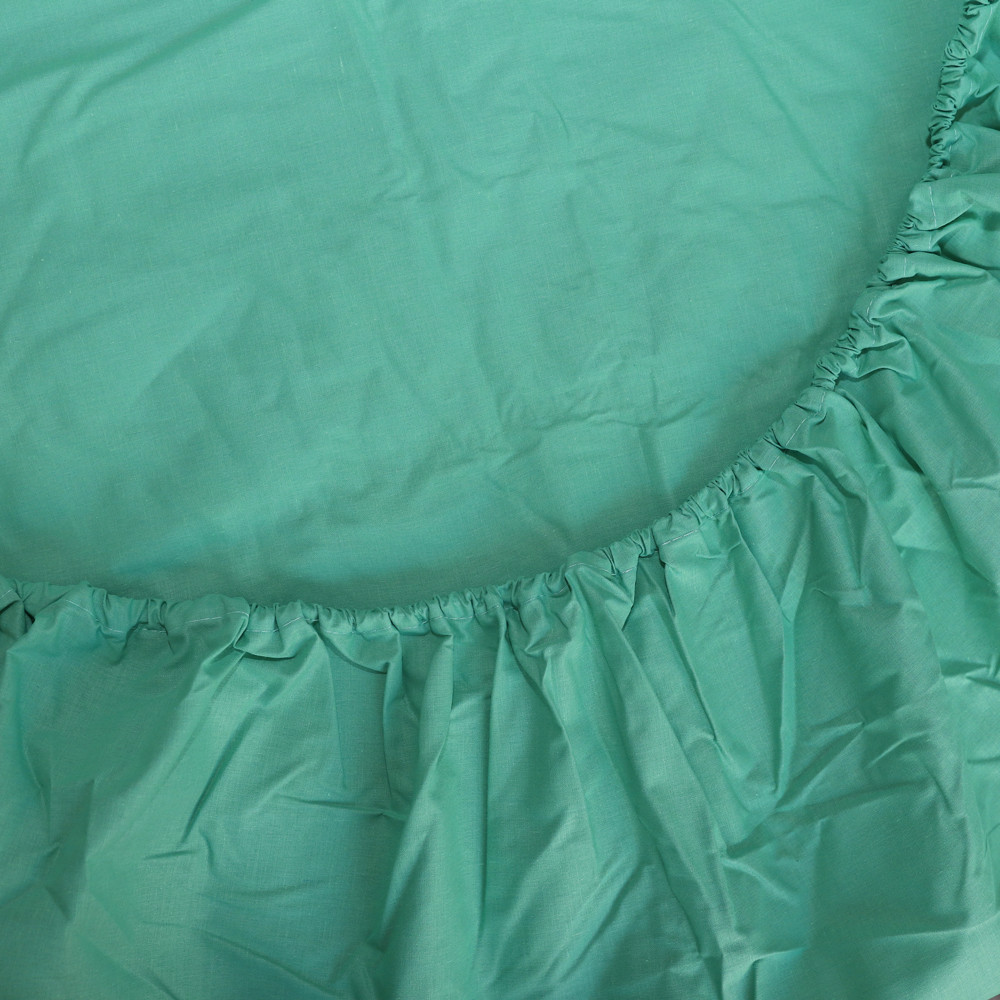 Простирадло на резинці (140*200*25) м'ята №10533