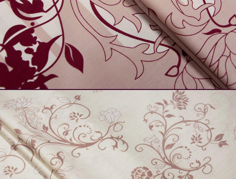 Тканина для постільної білизни Сатин S-178 (A+B) - (60м+60м)