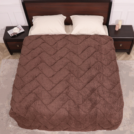 Полуторное одеяло-плед искусственный мех №45002