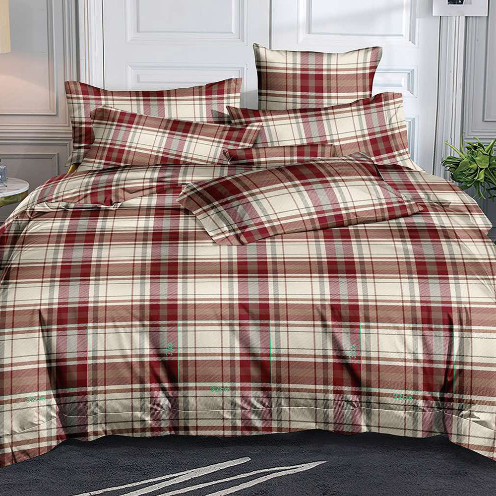 Полуторний набір постільної білизни 150*220 із полікотону №207118 Черешенька™