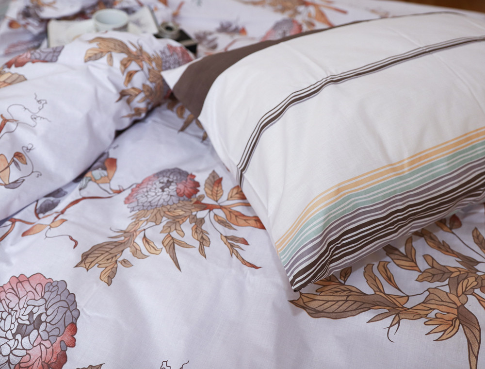 Євро-максі набір постільної білизни 200*220 із Бязі "Gold" №152814AB Черешенка™