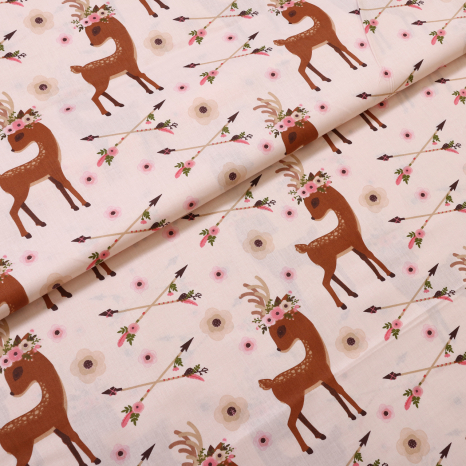 Хлопковая ткань для постельного белья детская CTB1014