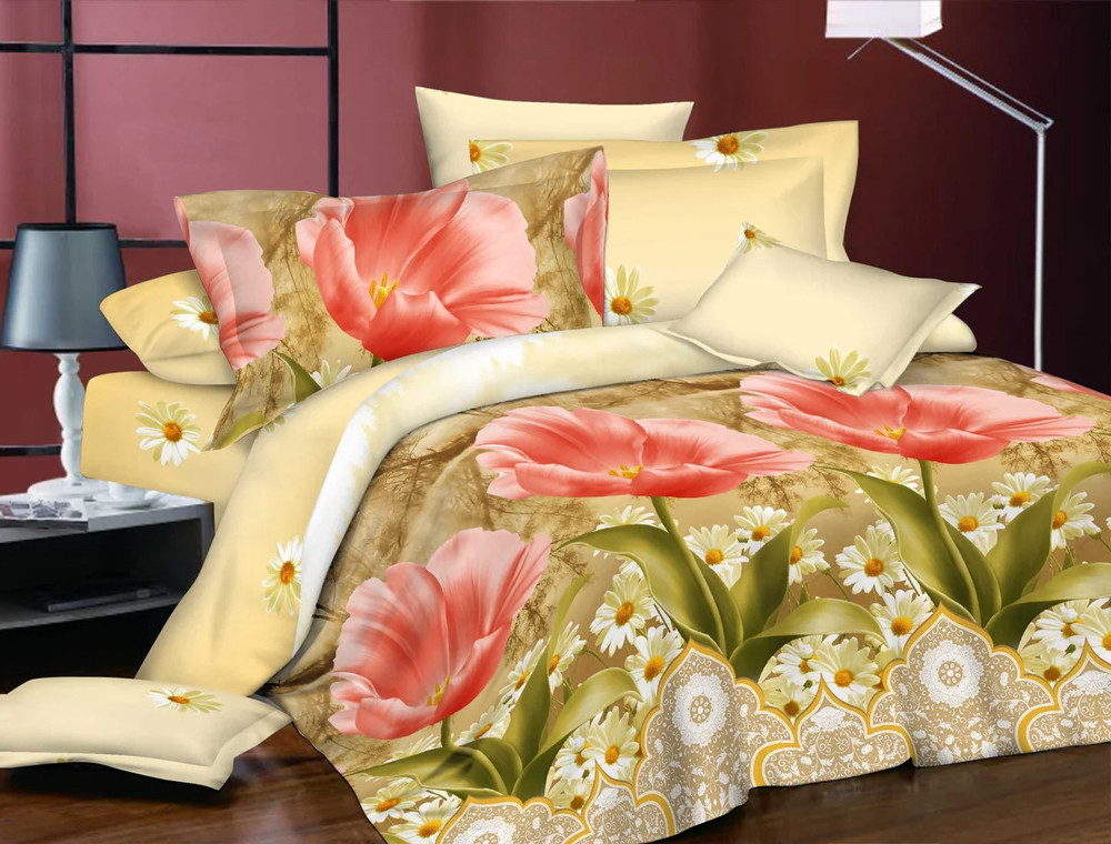 Тканина для постільної білизни Сатин S1046 (A+B) - (60м+60м)