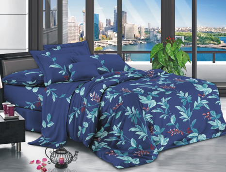 Двоспальний набір постільної білизни 180*220 із полікотону №204639 Черешенька™