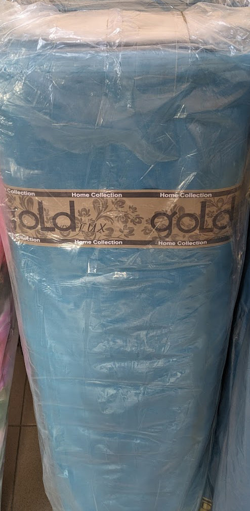 Ткань для постельного белья Бязь "Gold" Lux однотонная GLDarkBlue (50м)