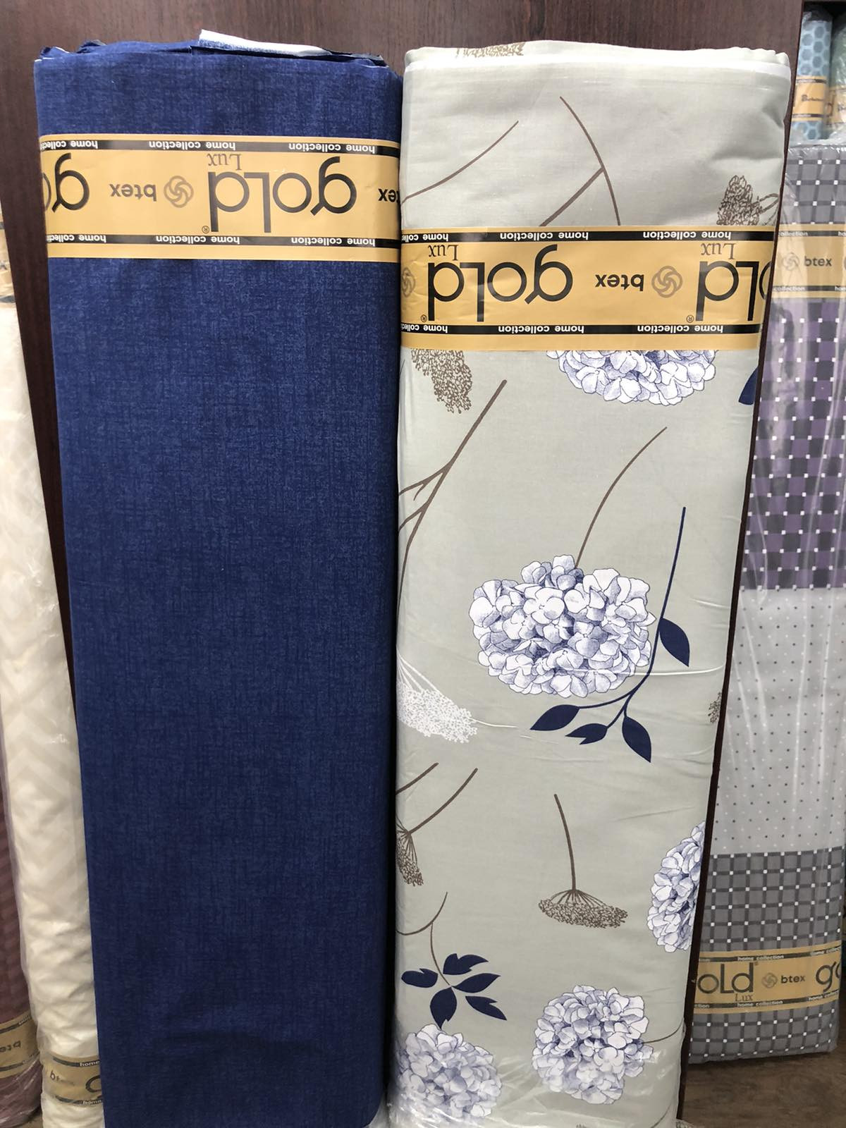 Тканина для постільної білизни Бязь "Gold" Lux GL5090 A+B) - (50м+50м)