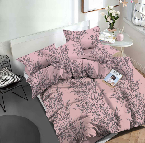 Тканина для постільної білизни Бязь "Gold" Lux GL50686pink