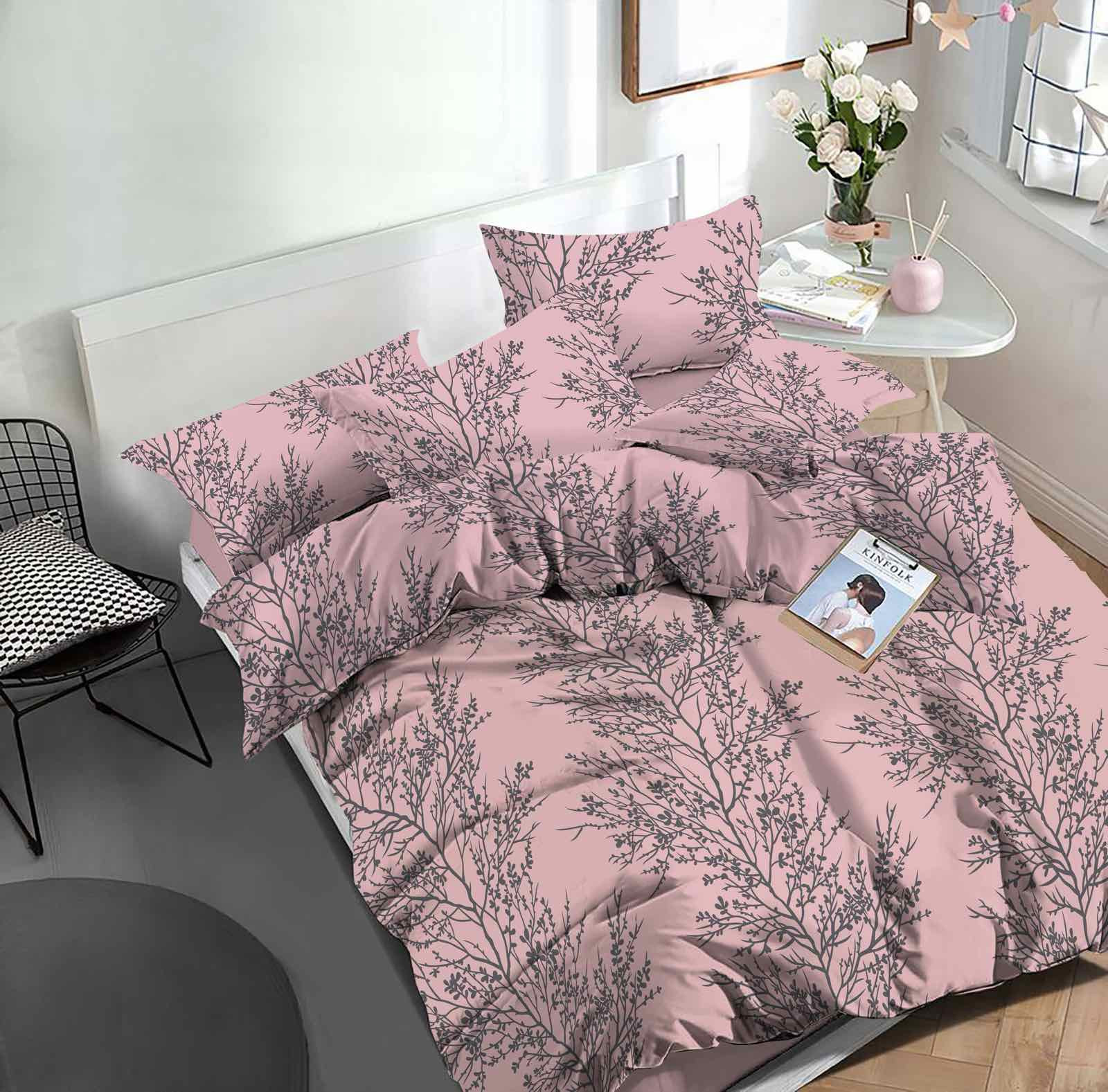 Тканина для постільної білизни Бязь "Gold" Lux GL50686pink