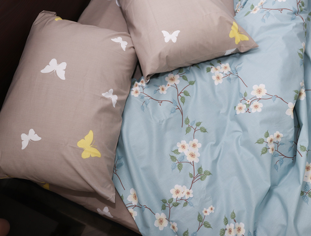 Полуторный набор постельного белья 150*220 из Бязи "Gold" №151902AB Черешенка™