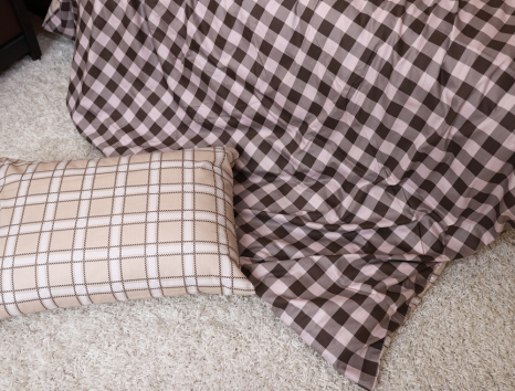 Полуторный набор постельного белья 150*220 из Сатина №060AB Черешенка™