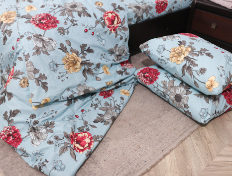 Двоспальний набір постільної білизни 180*220 із Бязі "Gold" №153117 Черешенька™