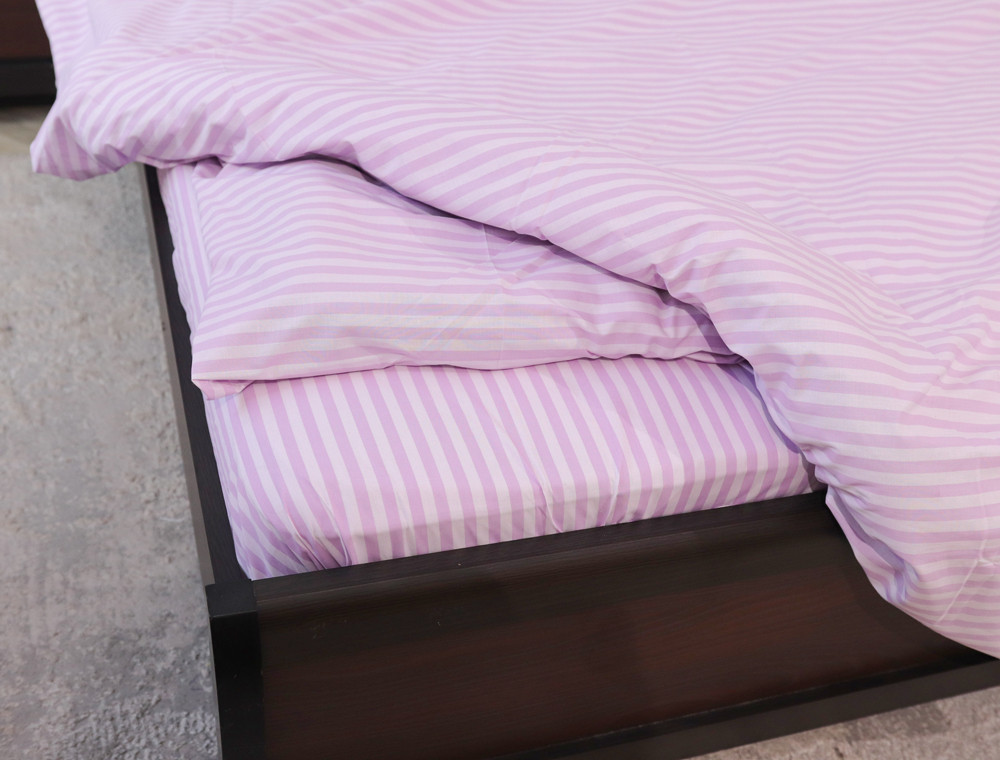 Полуторний набір однотонної постільної білизни 150*220 із Бязі "Gold" №1510024 Черешенка™