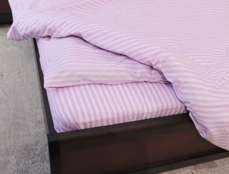 Полуторний набір однотонної постільної білизни 150*220 із Бязі "Gold" №1510024 Черешенка™