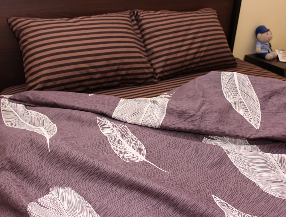 Сімейний набір постільної білизни із Бязі "Gold" №157538AB Черешенка™