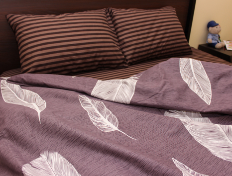 Сімейний набір постільної білизни із Бязі "Gold" №157538AB Черешенка™