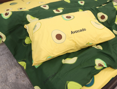 Двоспальний набір постільної білизни 180*220 із Бязі "Gold" №151328AB Черешенка™