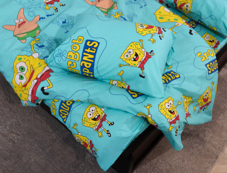 Полуторный набор постельного белья 150*220 из Бязи "Gold" №16271 Черешенка™