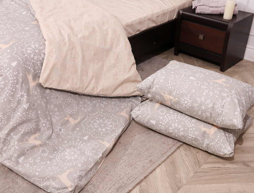 Полуторный набор постельного белья 150*220 из Бязи "Gold" №151144АВ Черешенка™